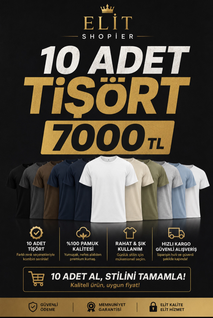 10. Adet tişört kampanya