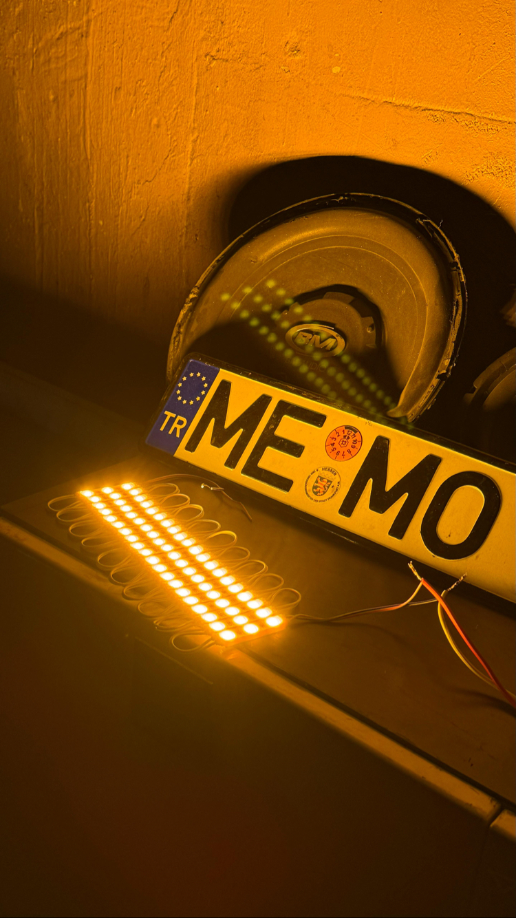 1 Adet Açık Amber Ultra Parlak LED – 12V | Açık Amber Renk – Yüksek Işık Gücü