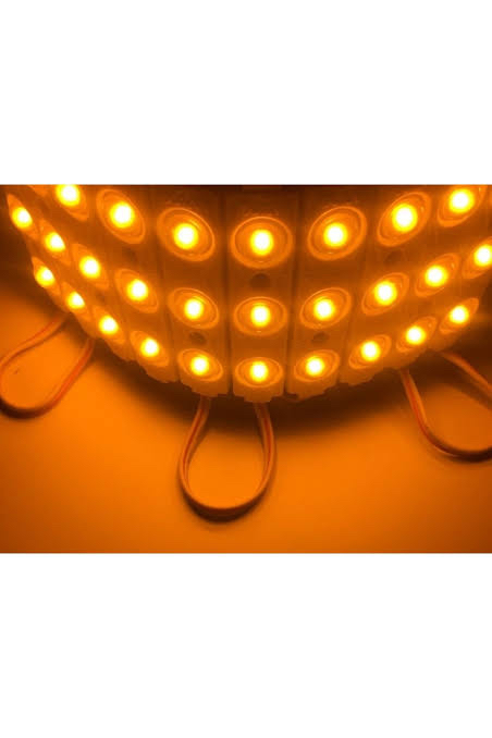 1 Adet Orta Ton Amber Ultra Parlak LED – 12V | Orta Ton Amber Renk – Yüksek Işık Gücü