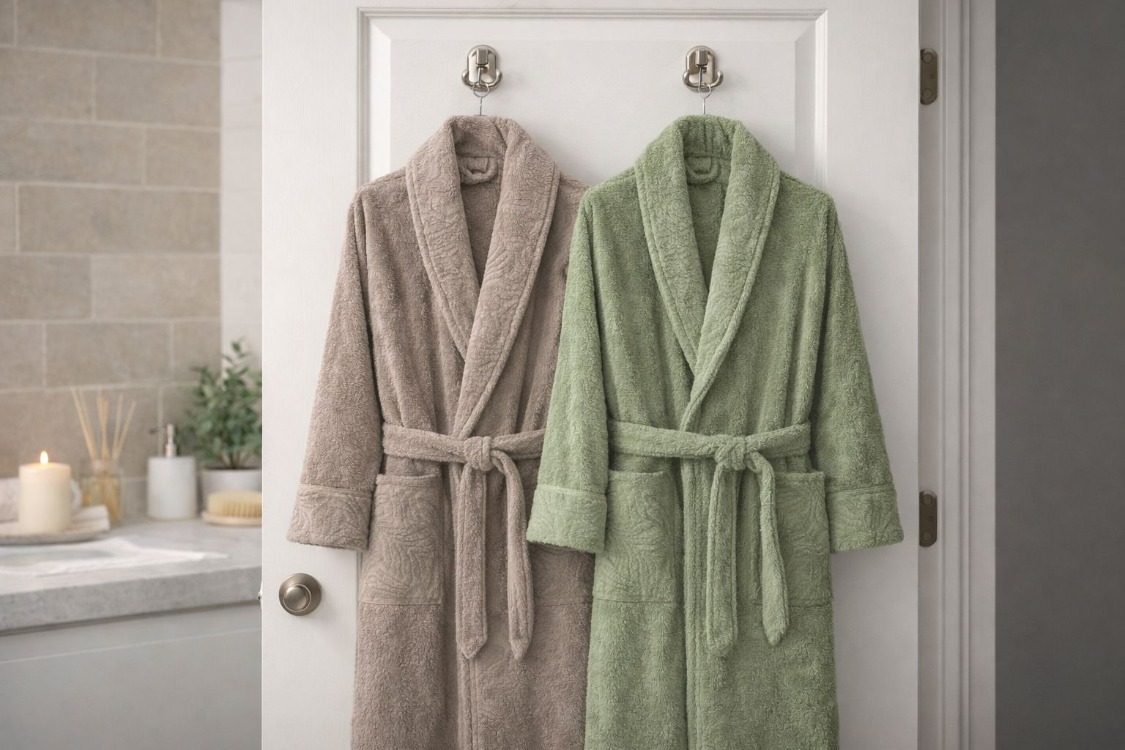HOME COLLECTION ROSENURR AİLE BORNOZ SETİ