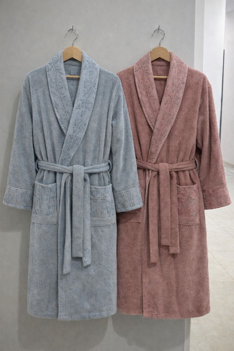 HOME COLLECTION ANEMON LIFE BAMBOO AİLE BORNOZ SETİ