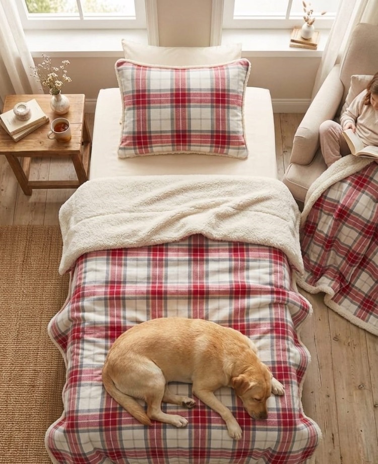 HOME COLLECTION PAMUK SHERPA YATAK ÖRTÜSÜ SETİ