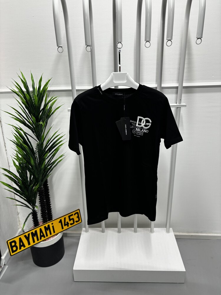 DOLCE GABBANA NAKIŞLI TSHİRT SİYAH