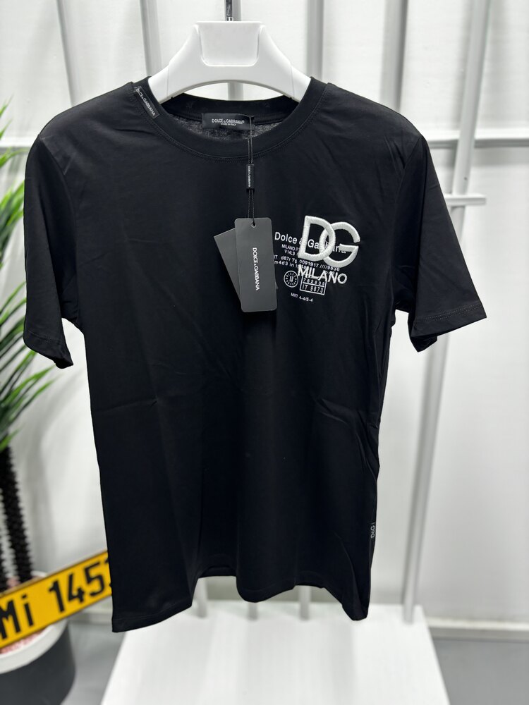 DOLCE GABBANA NAKIŞLI TSHİRT SİYAH