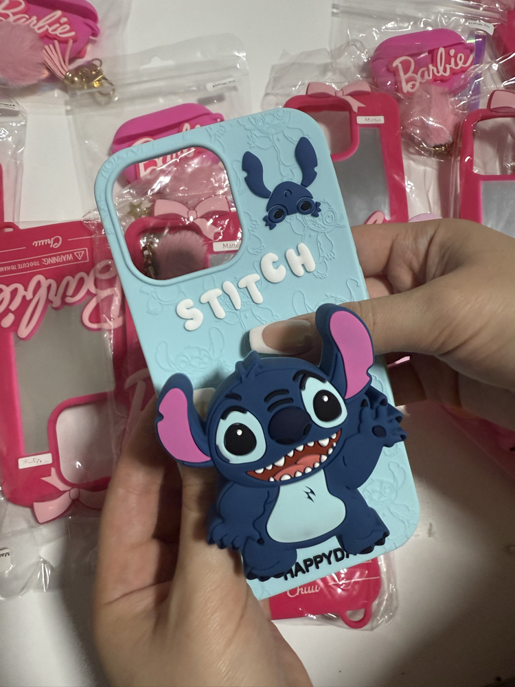 Mavi stich popsoketli kılıf