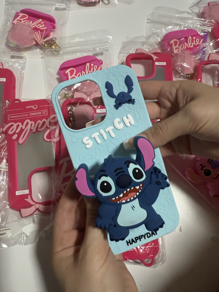 Mavi stich popsoketli kılıf