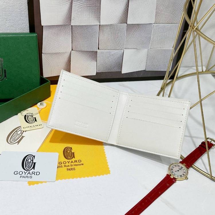 Imported | Ithal Goyard Wallet - White
