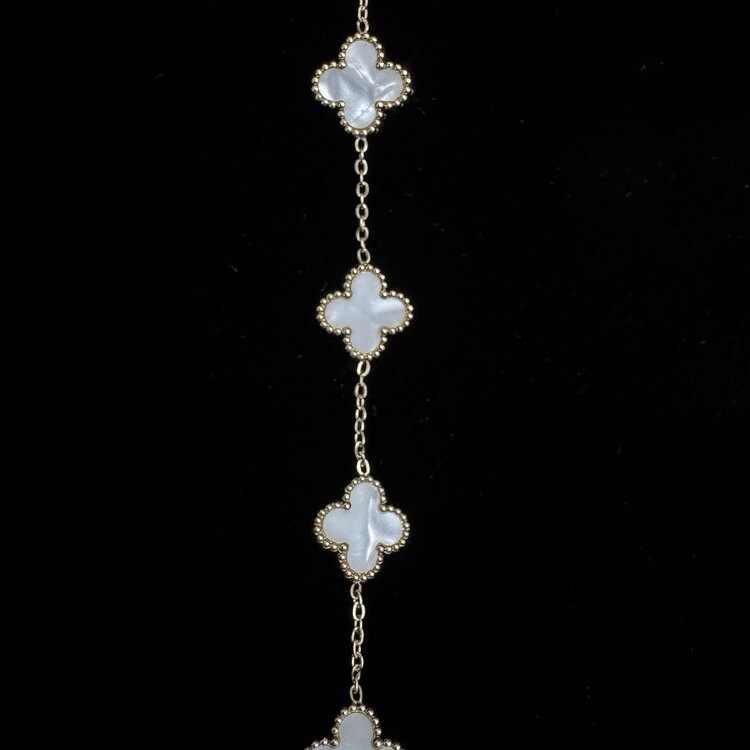 Van Cleef Bracelet - White & Gold