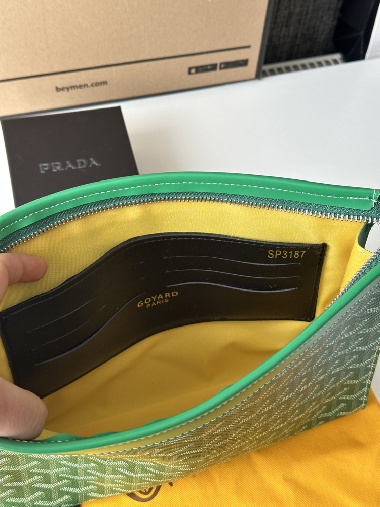 Goyard Clutch - Yeşil