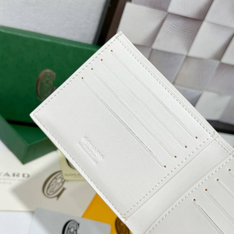 Imported | Ithal Goyard Wallet - White