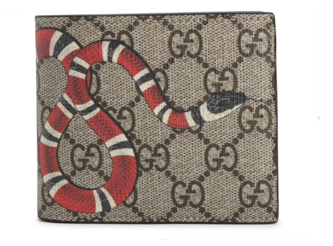 GUCCİ Snake Hakiki Deri Cüzdan