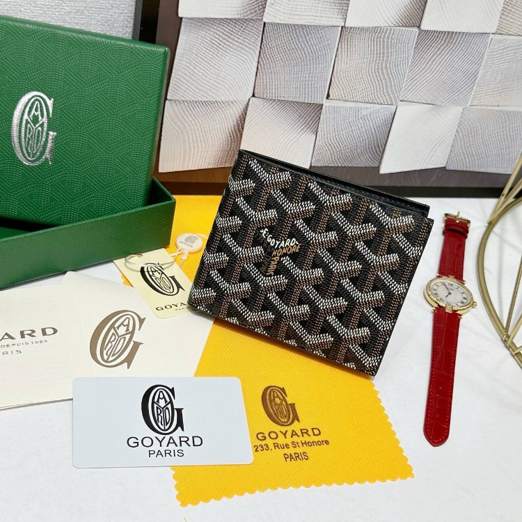 Imported | Ithal Goyard Wallet - Black