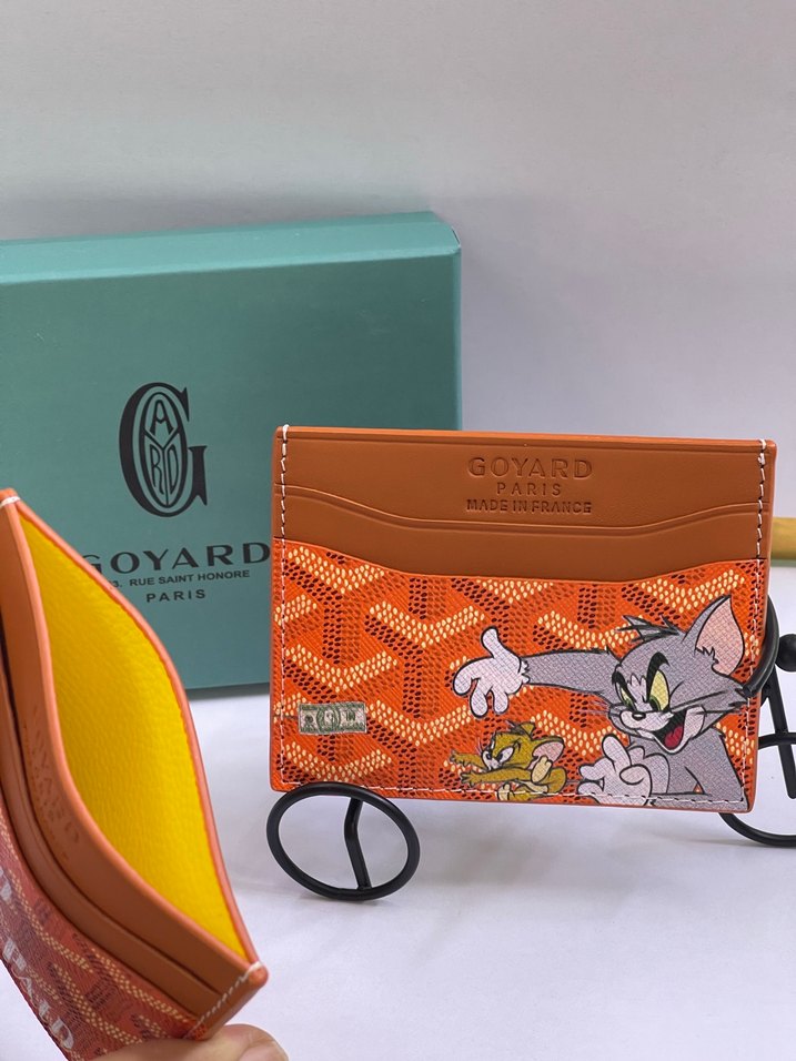 Goyard 'Tom & Jerry' Cardholder - Orange