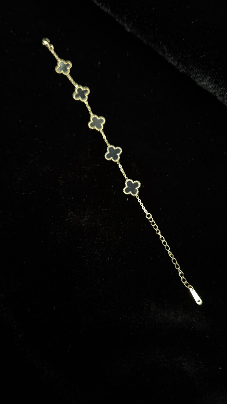 Van Cleef Bracelet - Black & Gold
