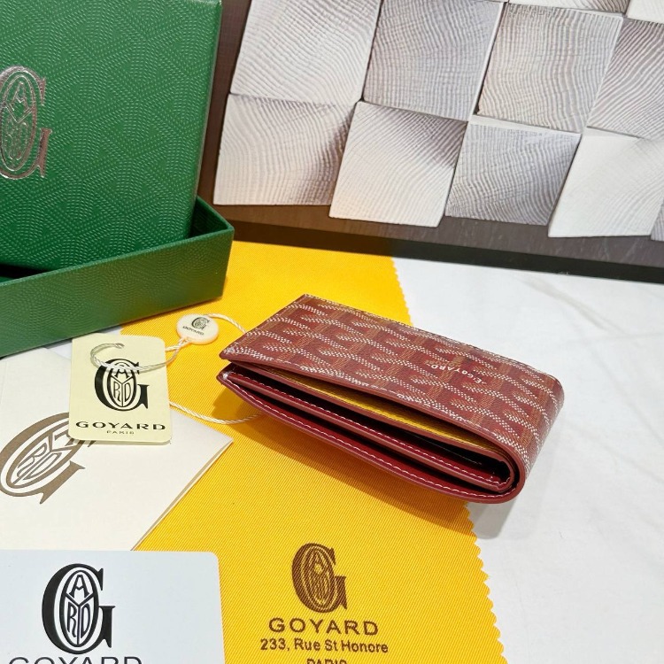 Imported | Ithal Goyard Wallet - Red