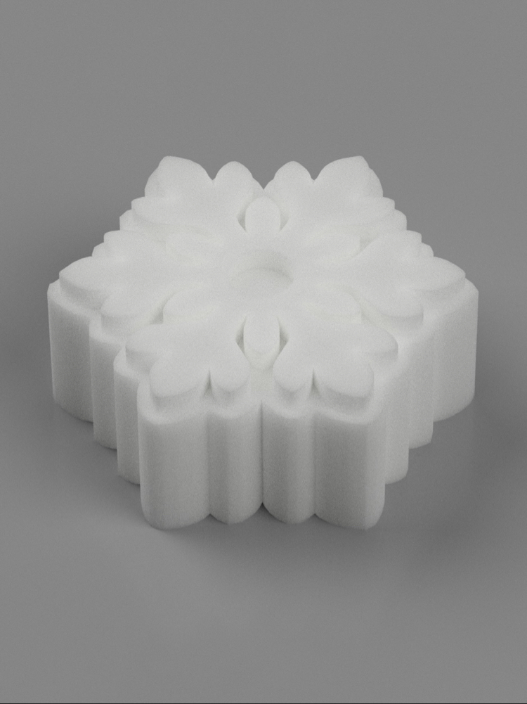 Snowflake-New year collection 2’li silikon kalıp