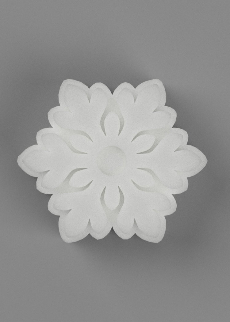 Snowflake-New year collection 2’li silikon kalıp