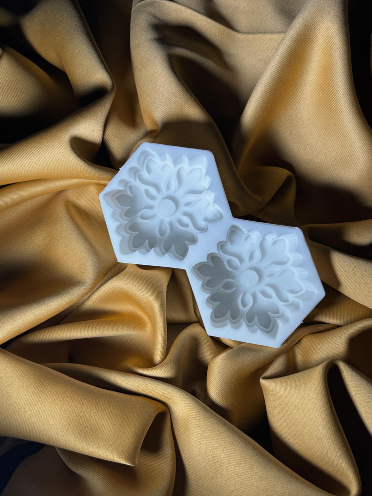 Snowflake-New year collection 2’li silikon kalıp
