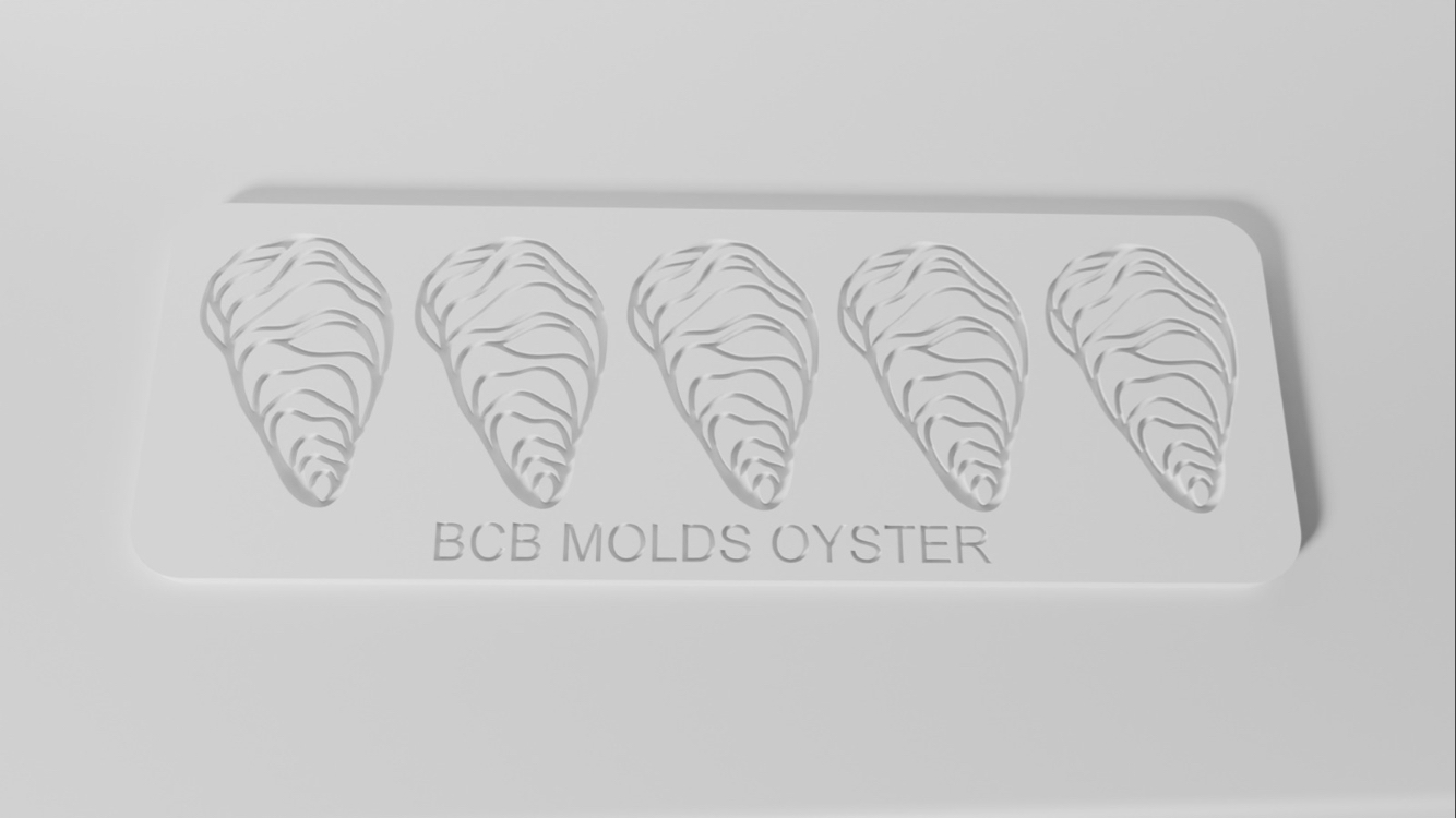  5’li Oyster Tuile Silikon Kalıp