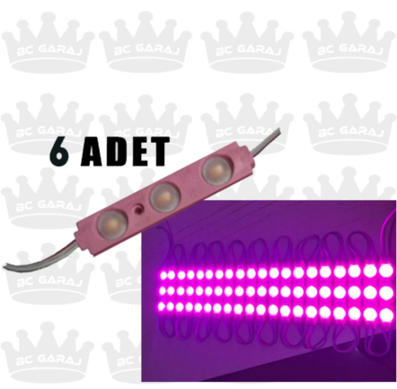 Mor renk Parmak Led Modül 6x