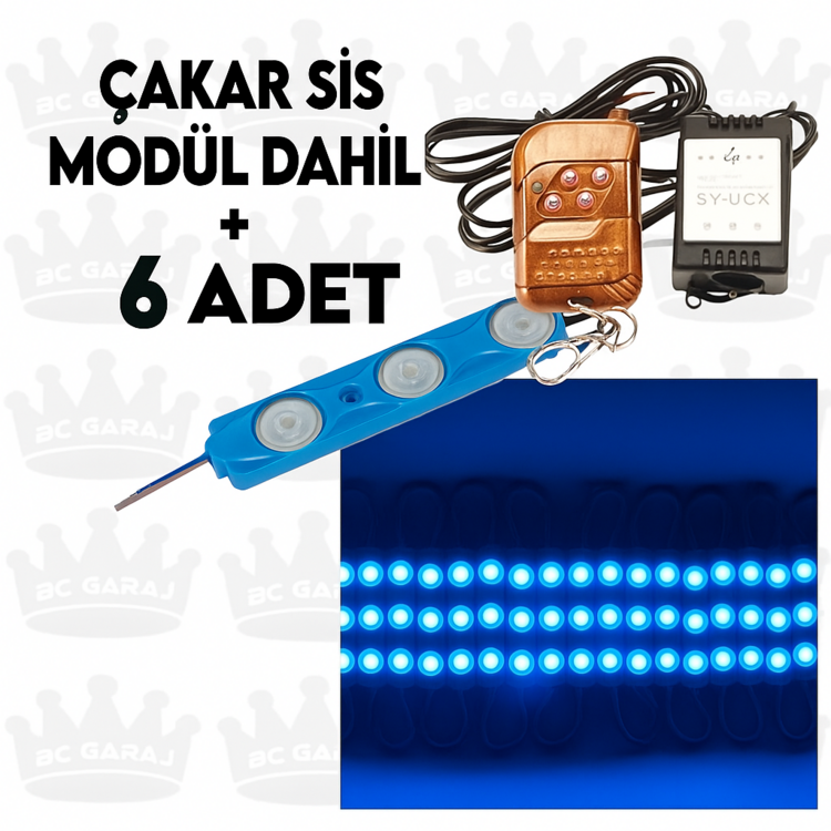 Parmak led + Çakar sis modül kumanda