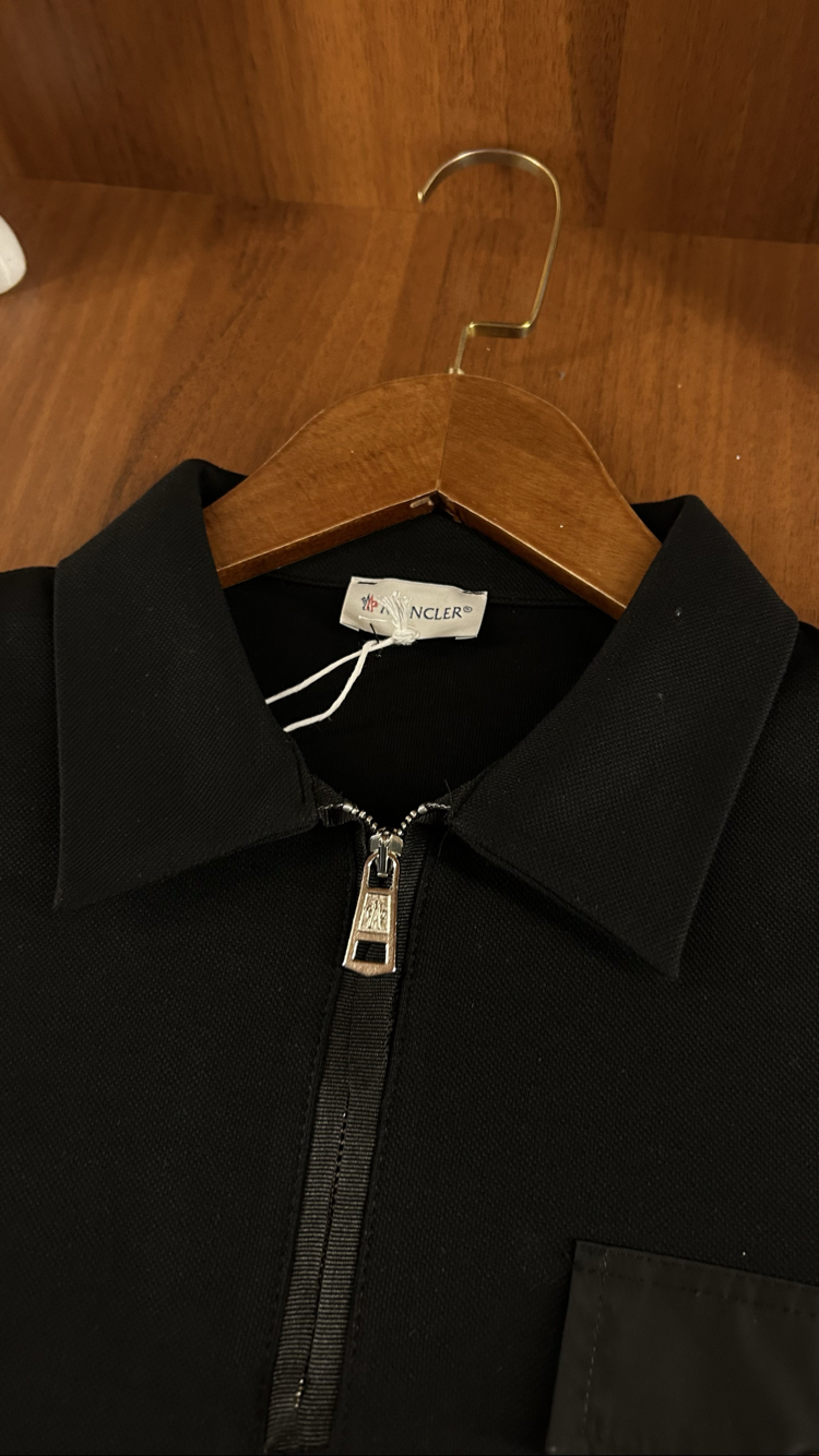 Moncler Fermuarlı Premium Polo Yaka