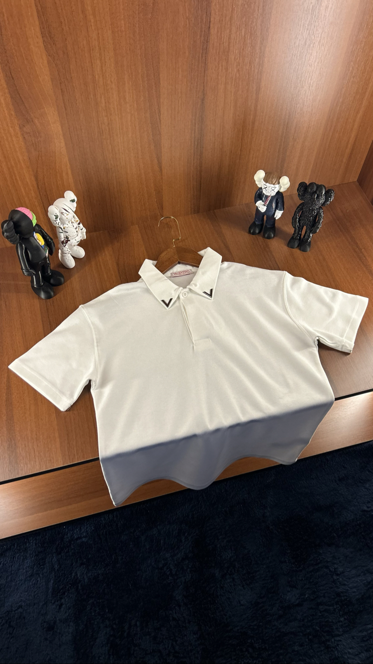 Valentino Premium Polo Yaka T-shirt (Demir Logo)