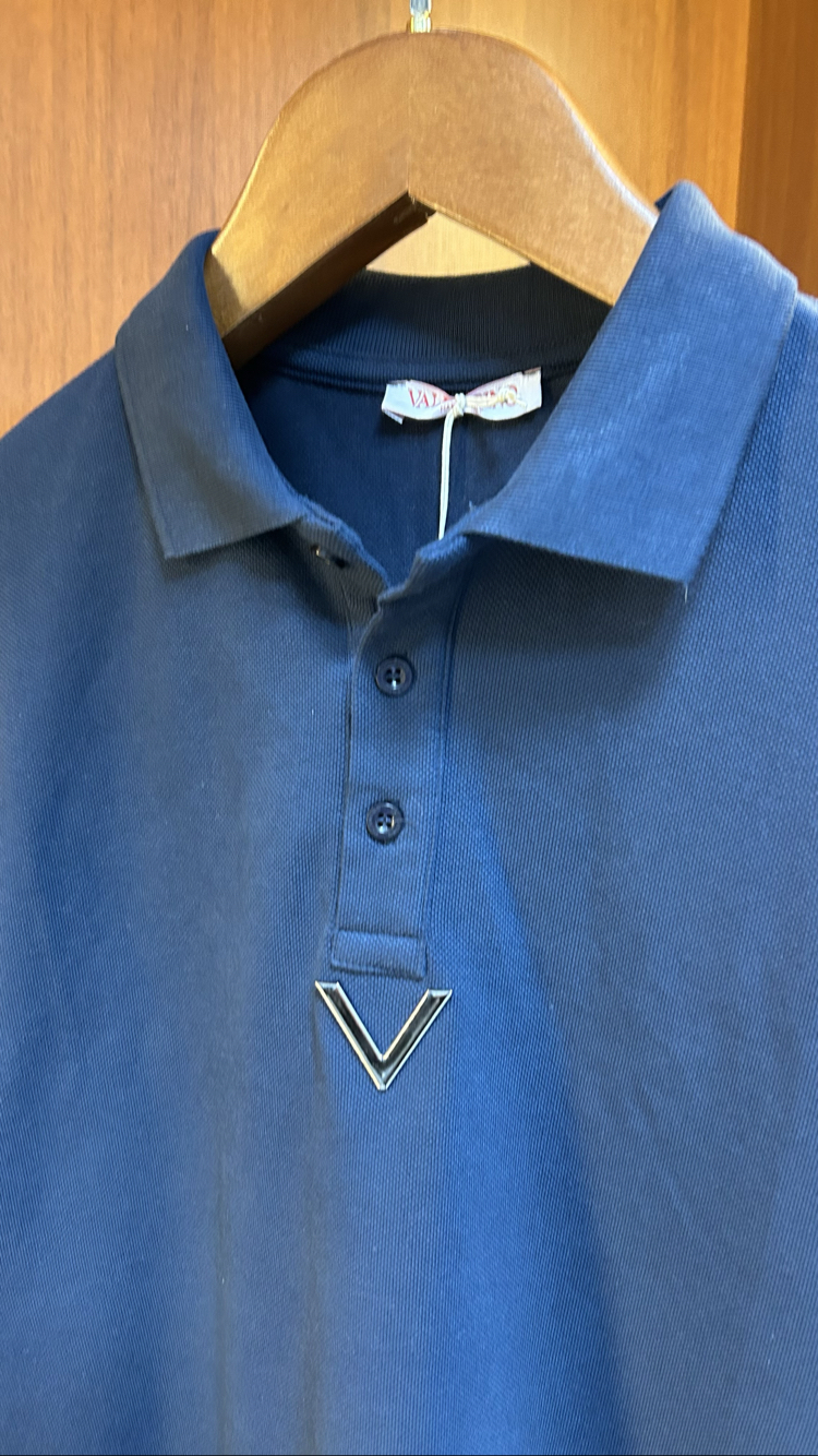 Valentino Premium Polo Yaka (Demir Logo) Lacivert