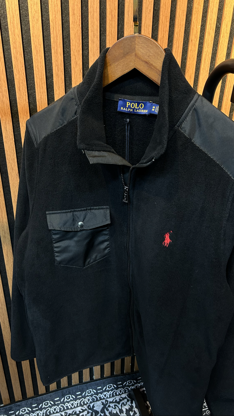 RL Premium Peluş Hırka (Tam Fermuar)