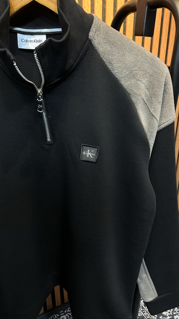 Ck Premium Yarım Fermuar Sweat