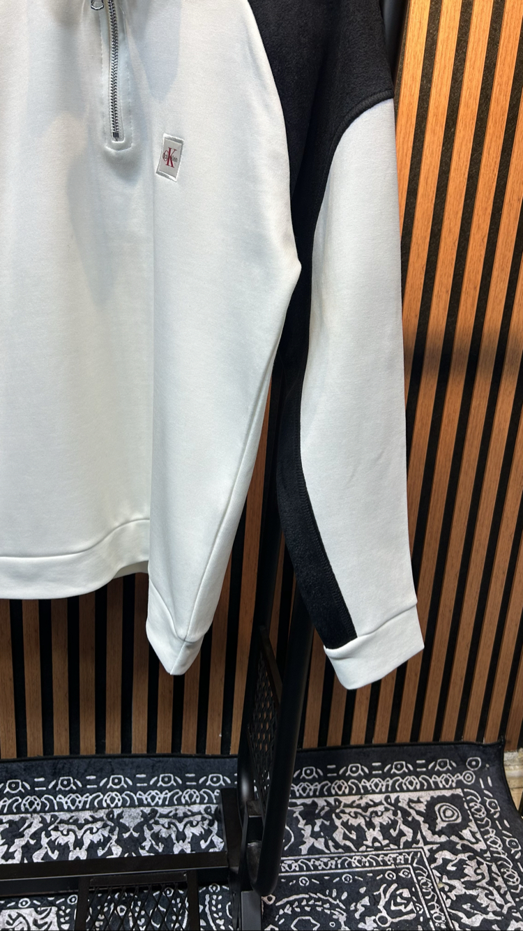 Ck Premium Yarım Fermuar Sweat