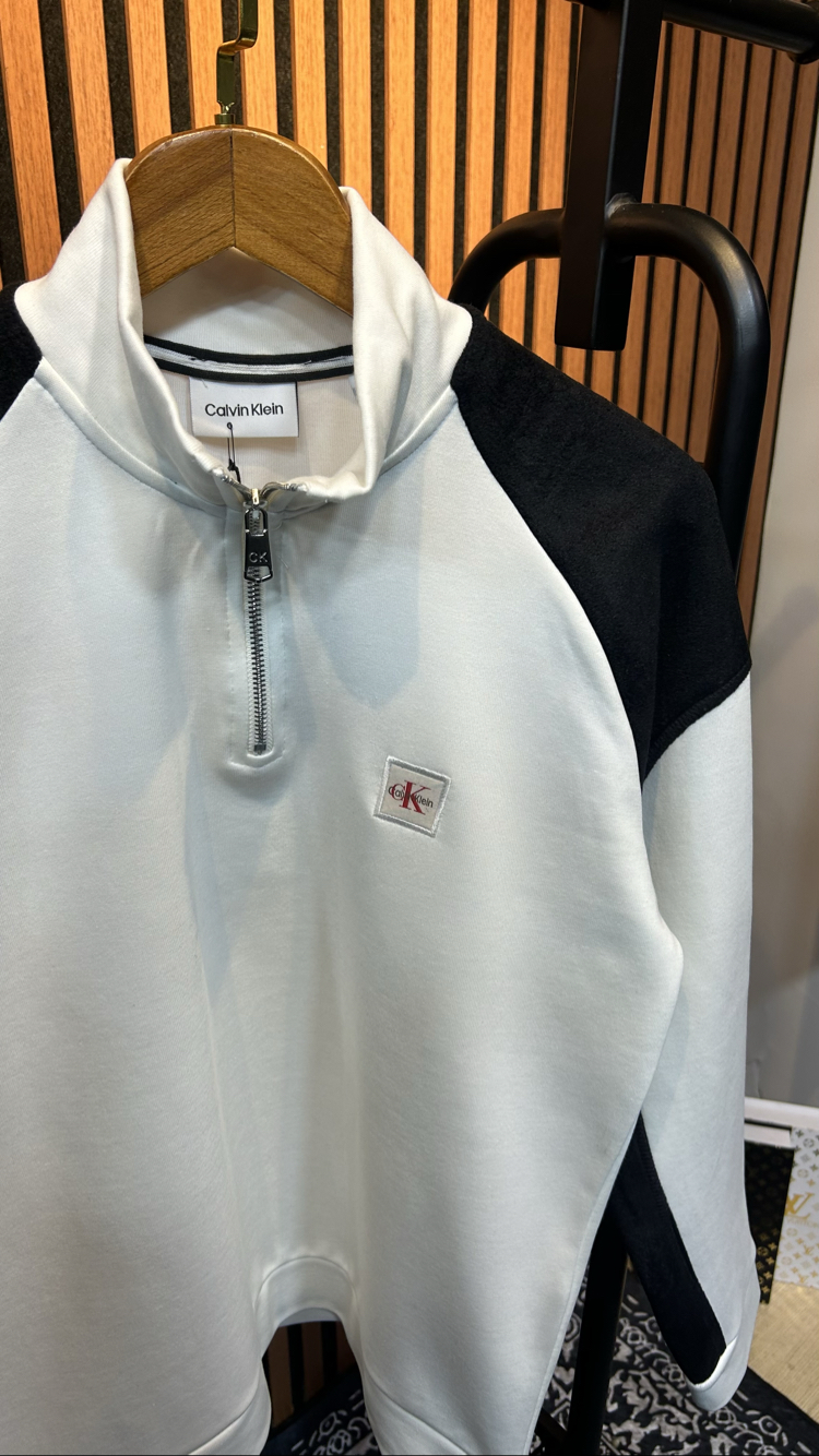 Ck Premium Yarım Fermuar Sweat