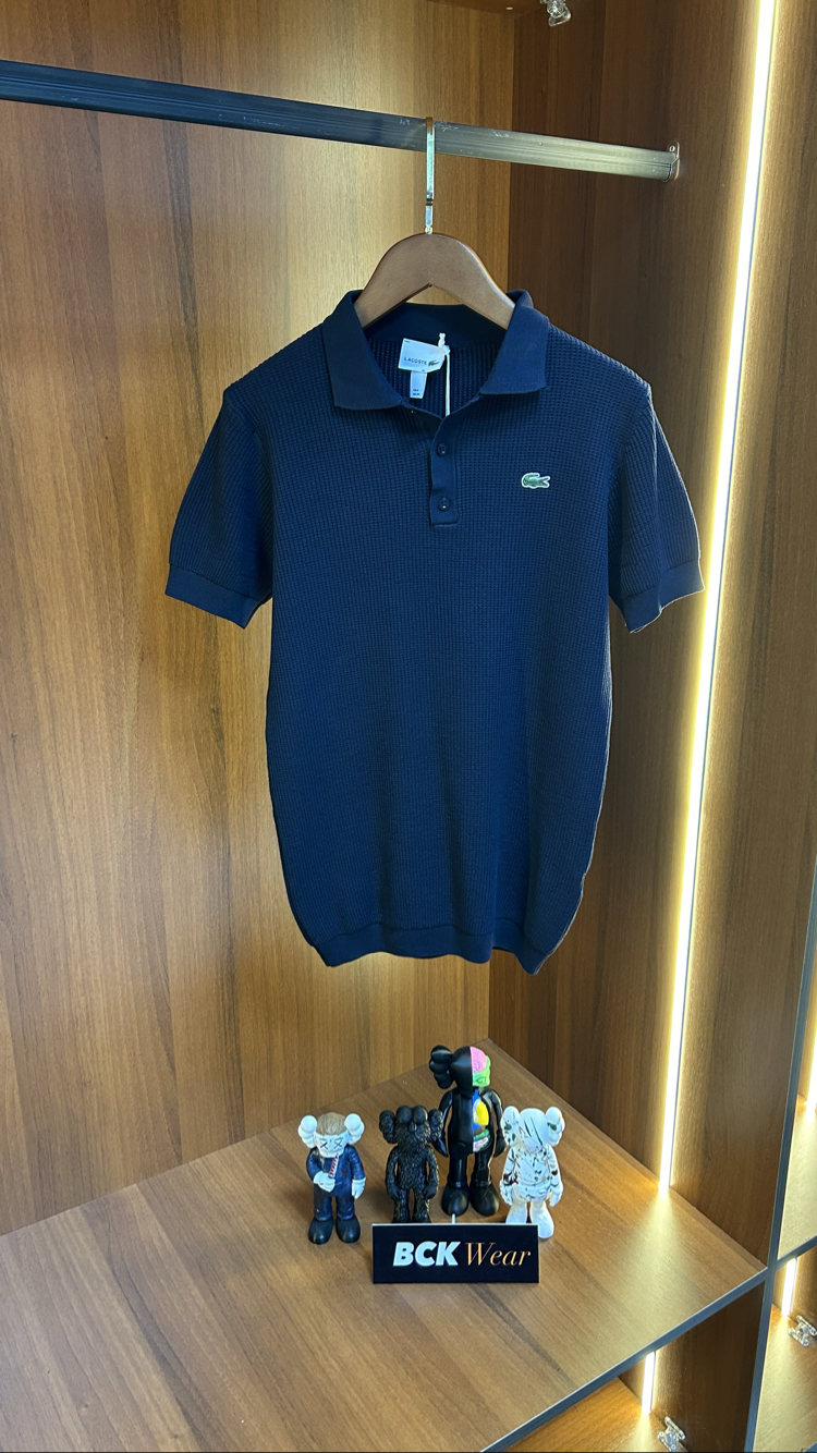 Lacoste Premium Triko Polo Yaka (Lacivert)