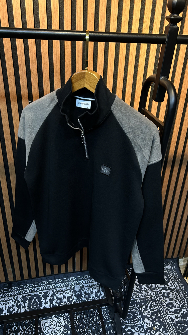 Ck Premium Yarım Fermuar Sweat