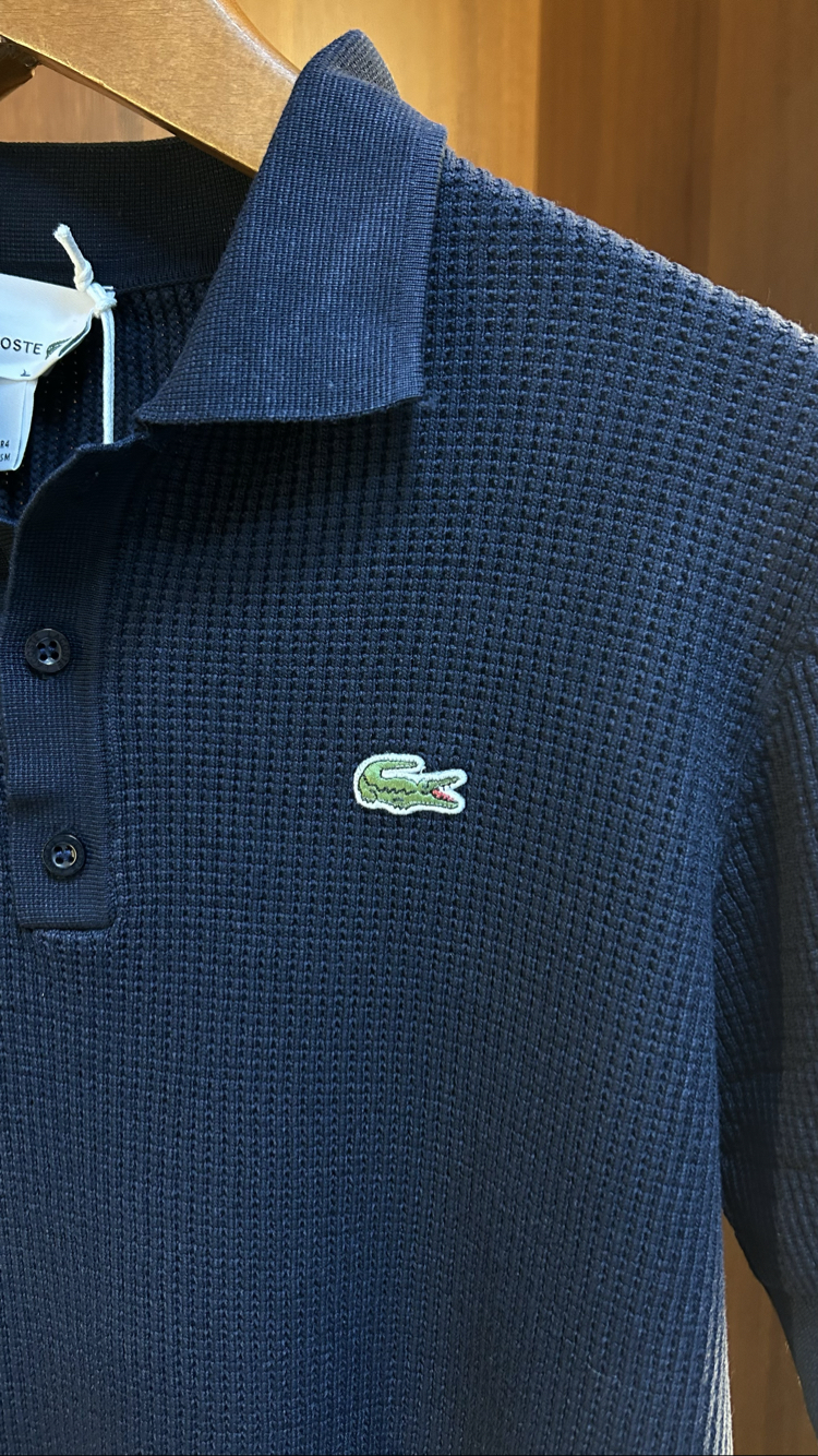 Lacoste Premium Triko Polo Yaka (Lacivert)