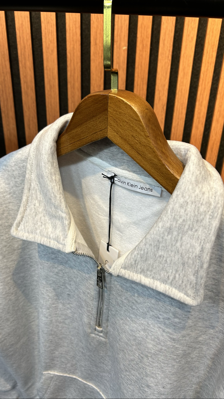 Ck Premium Yarım Fermuar Sweat