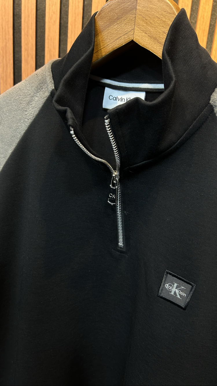 Ck Premium Yarım Fermuar Sweat