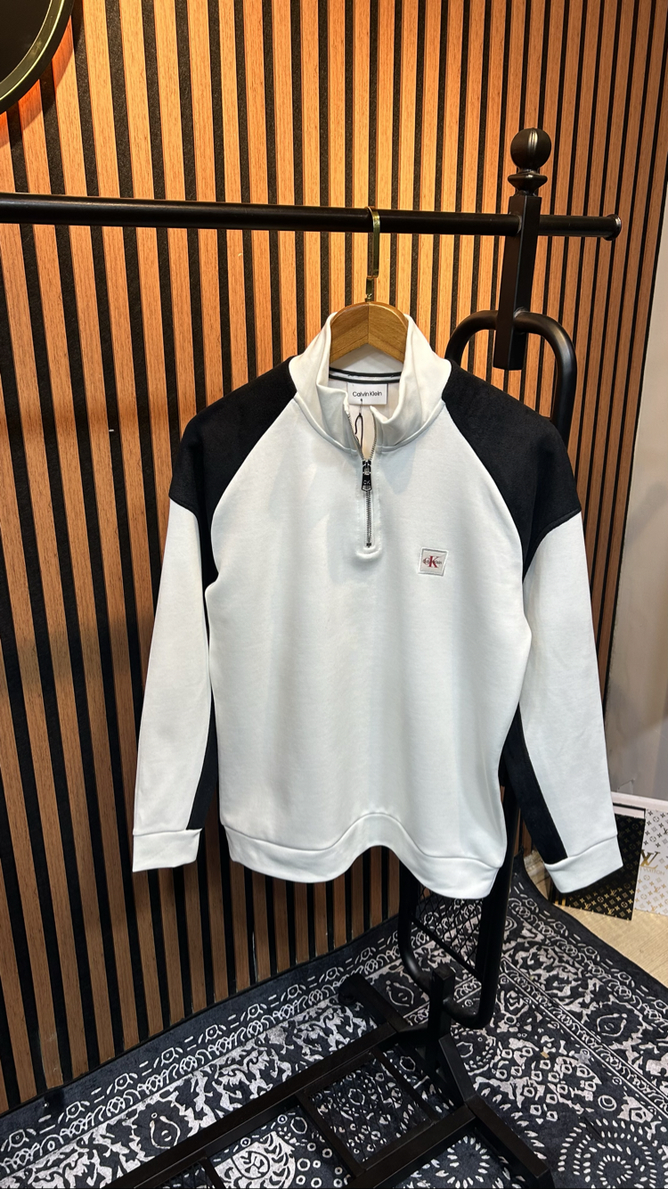 Ck Premium Yarım Fermuar Sweat