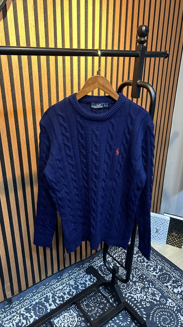 RL Premium Örgü Kazak