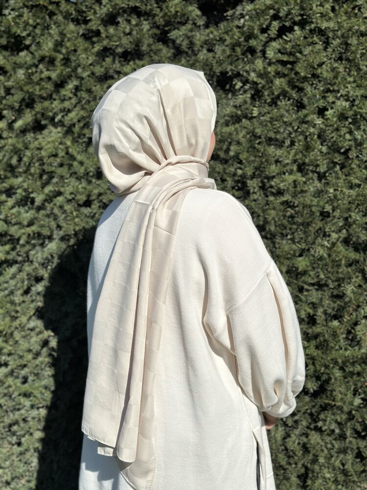 DAMA DESEN JAKAR ŞAL BEJ