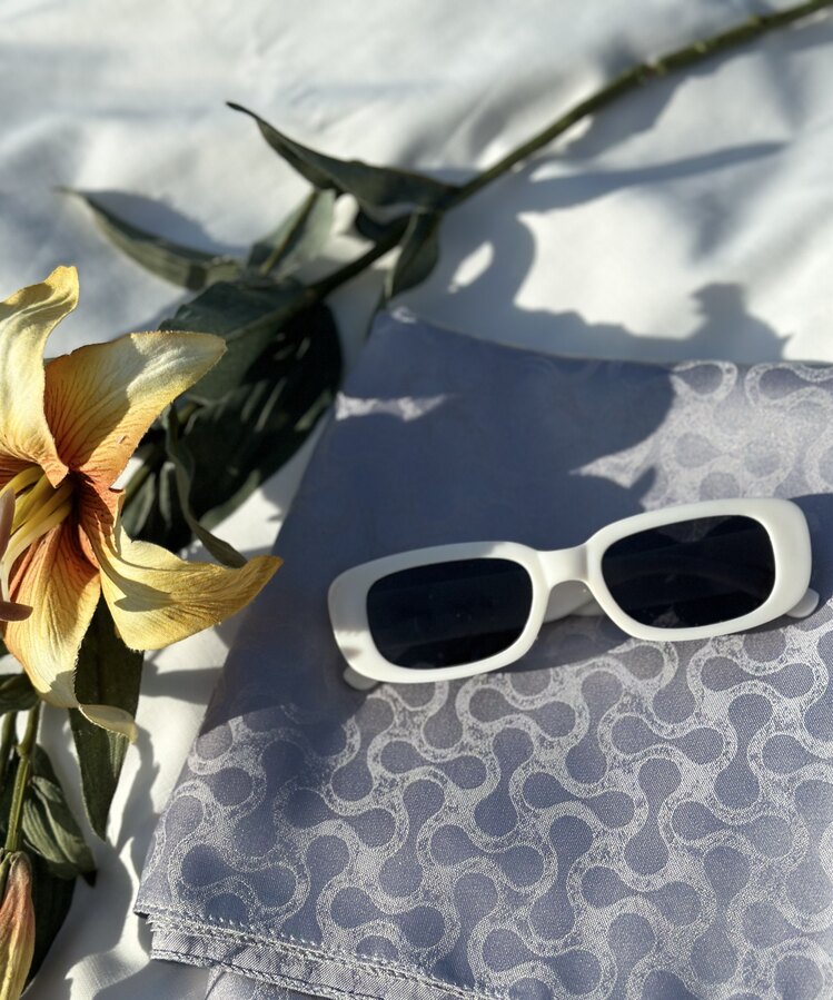 BLOOM DESEN İPEKSİ JAKAR ŞAL GÜMÜŞ