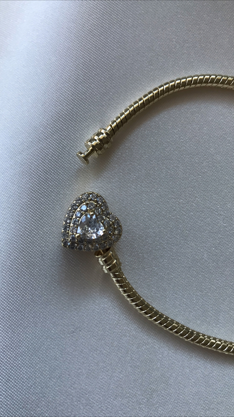 XUPİNG 14K KALPLİ BİLEKLİK 