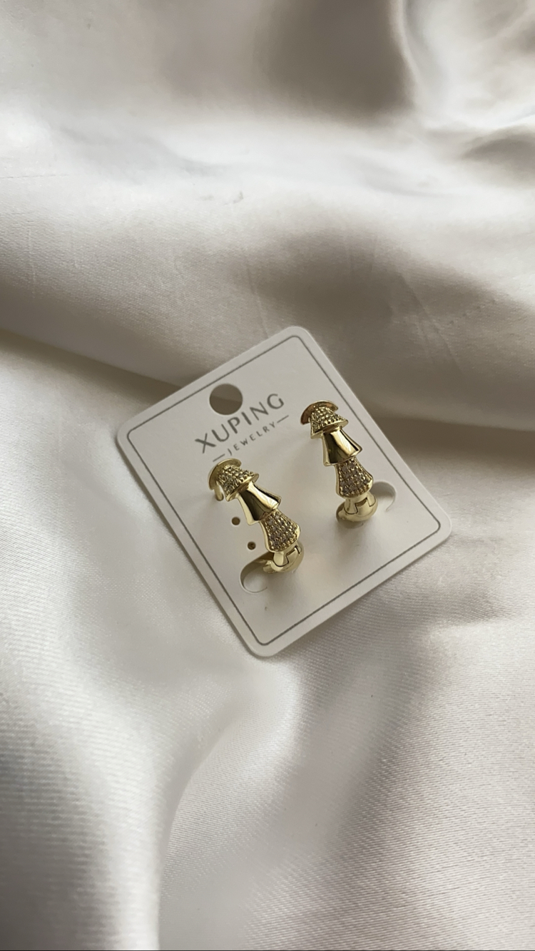 XUPİNG 14k TAŞLI KÜPE