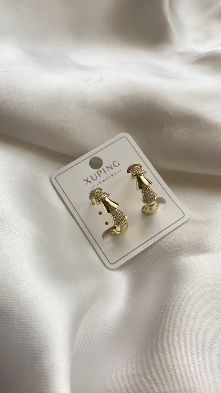 XUPİNG 14k TAŞLI KÜPE
