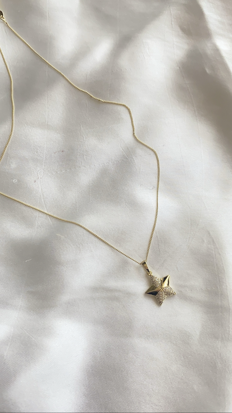 14K STAR KOLYE 