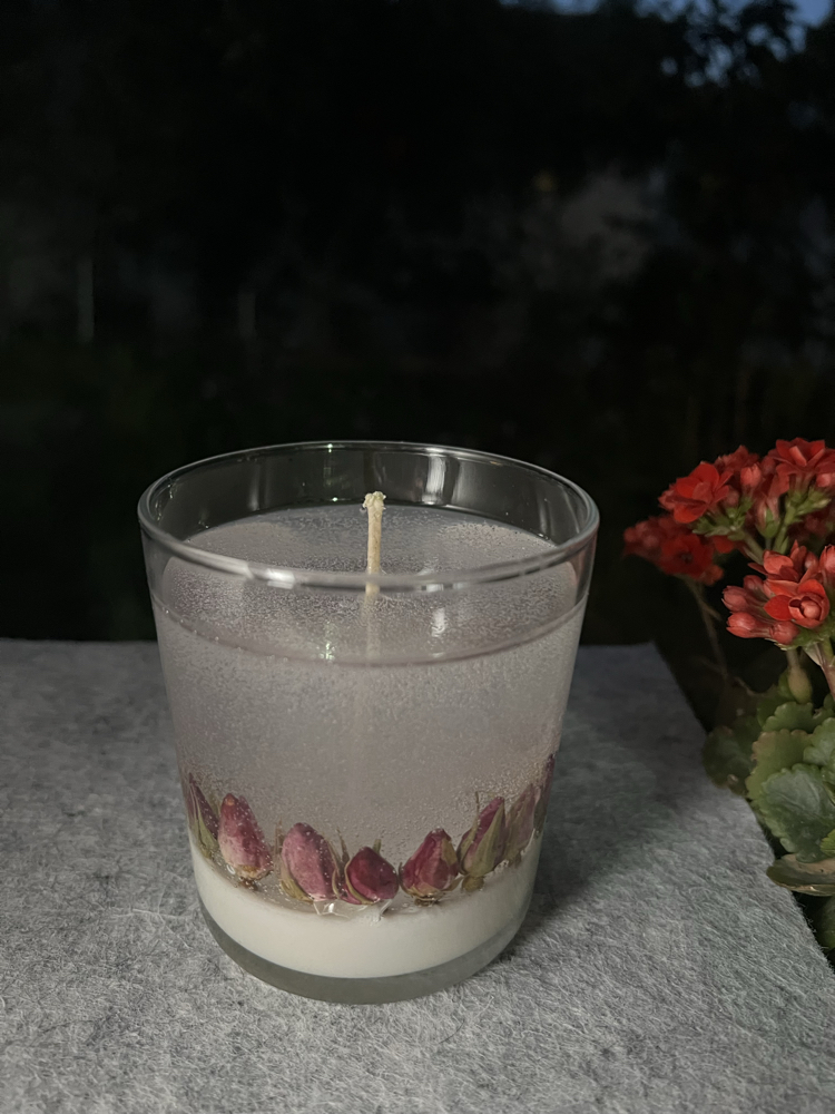 Gül Kurusu Jel mum