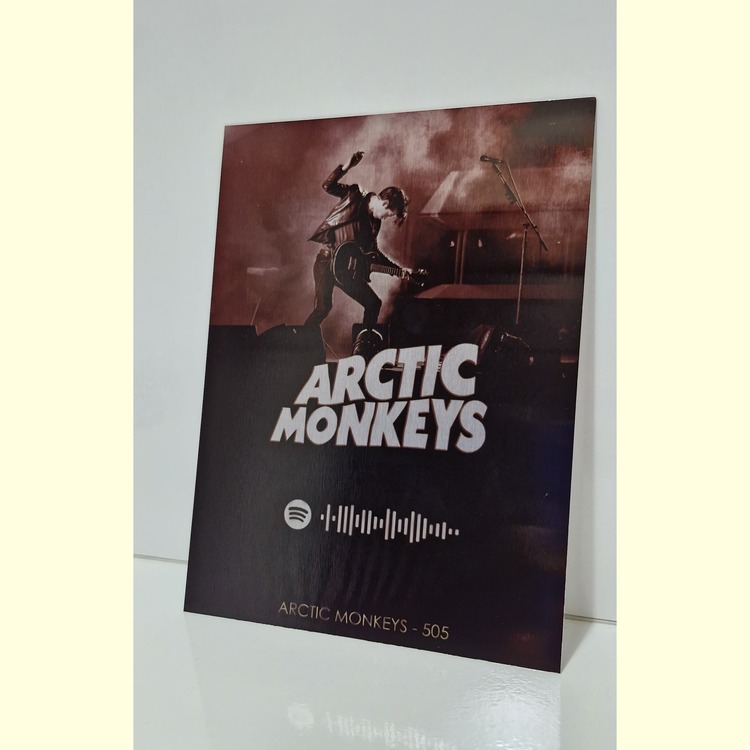 Kişiselleştirilebilir Spotify Kodlu Poster Dizaynı