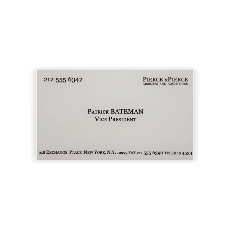 Patrick Bateman Kart