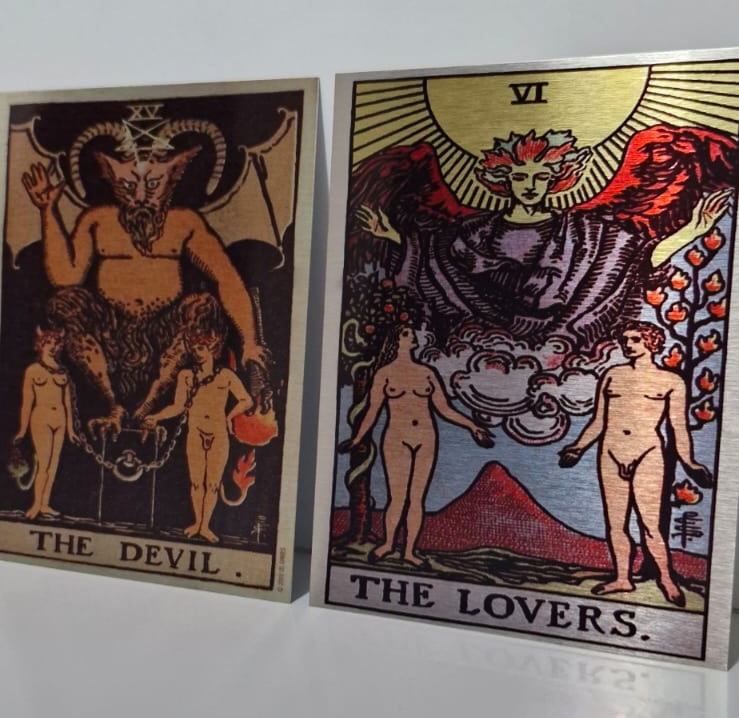 Tarot Metal Poster Seti