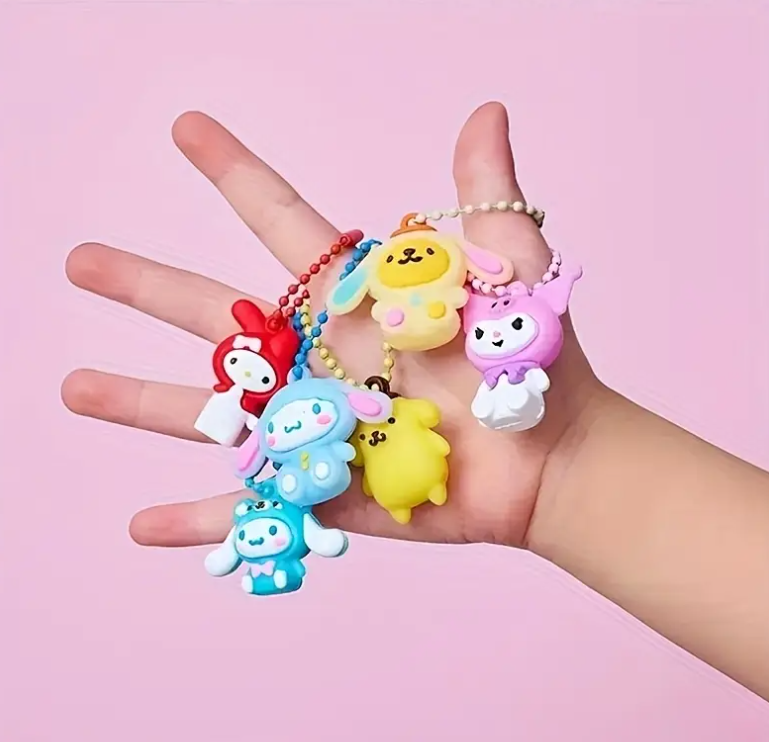 Sürpriz Kuromi&Hello Kitty Anahtarlık 